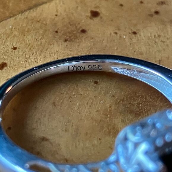 Natural Smoky Quartz Sterling Silver Ring Discounted Size 7 - Picture 6 of 10